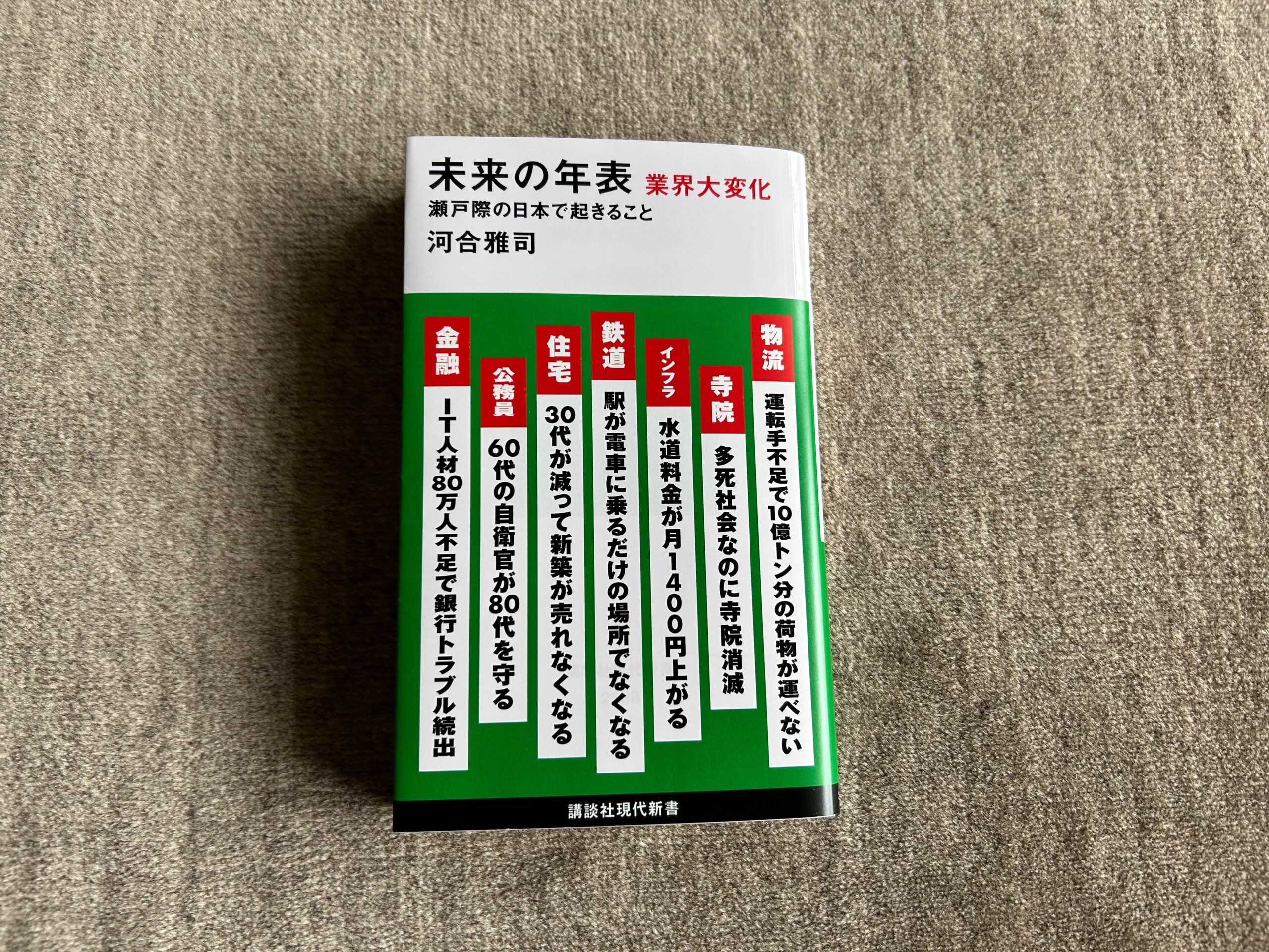 講談社 新書 3冊 年収４４３万円 ほんとうの定年後 未来の年表業界大